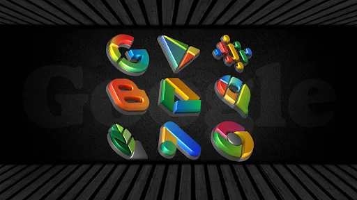 Download Auric Dark – 3D Icon Pack Terbaru – Ikon Premium AMOLED - Screenshot 28