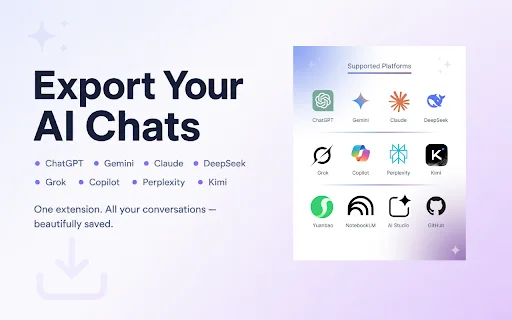 Download XWX AI Chat Exporter Terbaru – Simpan Chat AI Mudah - Screenshot 2