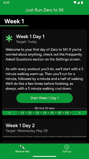 Just Run: Zero to 5K – Program Lari Gratis & Tanpa Iklan - Screenshot 5