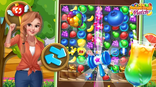 Download Sweet Fruit Match Puzzle Blast Gratis – Game Puzzle Seru - Screenshot 21