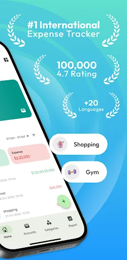 Download Money Manager – Expense Tracky Terbaru – Atur Keuangan - Screenshot 2