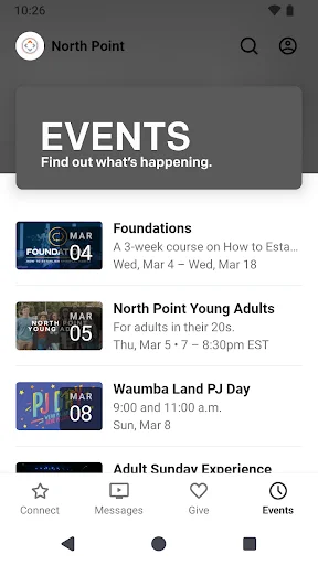 Download North Point App Terbaru – Akses Khotbah & Komunitas - Screenshot 4