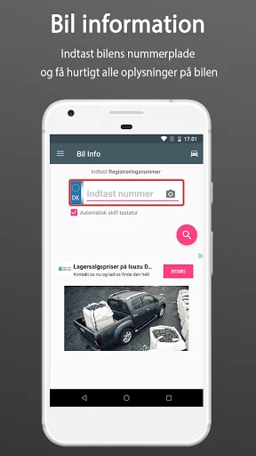Download Bil Info Nummerplade Terbaru – Cek Data Kendaraan Gratis - Screenshot 1