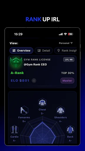 Download Gym Rank: AI Workout Tracker – Lacak Fitness Gratis - Screenshot 18