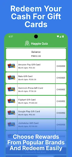 Download Happie Quiz Win Cash Rewards – Kuis Seru Berhadiah Uang - Screenshot 2