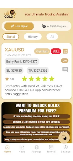 Download GOLD Signal Live Terbaru – Sinyal Emas Akurat & AI - Screenshot 2