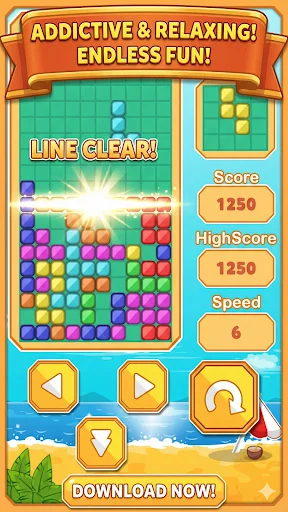 Download Classic Brick: Falling Blocks Terbaru – Game Puzzle Retro - Screenshot 4