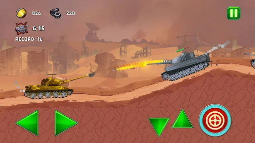 Download Tank Attack 5 | Tanks 2D Terbaru – Game Perang Seru - Screenshot 24