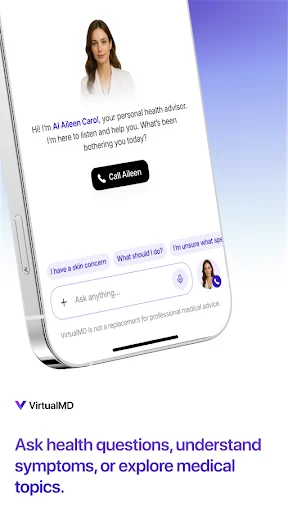 Download VirtualMD Mobile Terbaru – Aplikasi AI Kesehatan Gratis - Screenshot 1