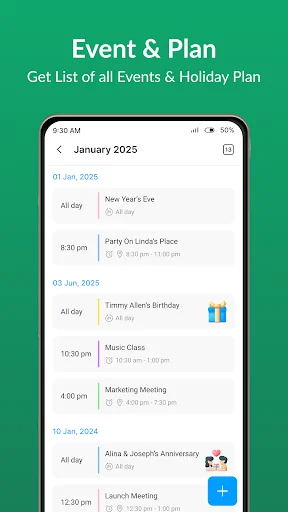 Download Calendar 2025: Aplikasi Perencana Jadwal & Tugas Harian - Screenshot 3
