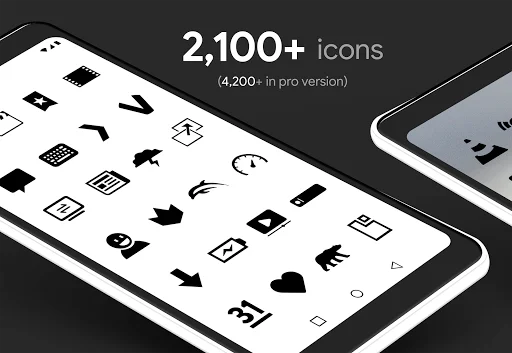 Download Flight Dark – Icon Pack Terbaru – Ikon Minimalis Gelap - Screenshot 9