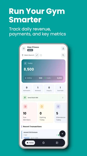 Download GymOps Terbaru – Kelola Gym & Langganan Gratis - Screenshot 1