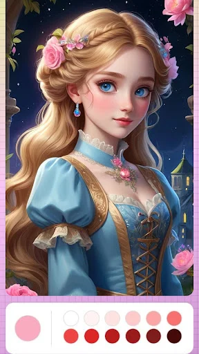 Download Princess Coloring Fairy Land – Buku Mewarnai Gratis - Screenshot 4