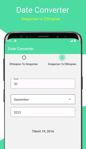 Download Ethiopian Calendar Terbaru – Konverter Tanggal Gratis - Screenshot 6