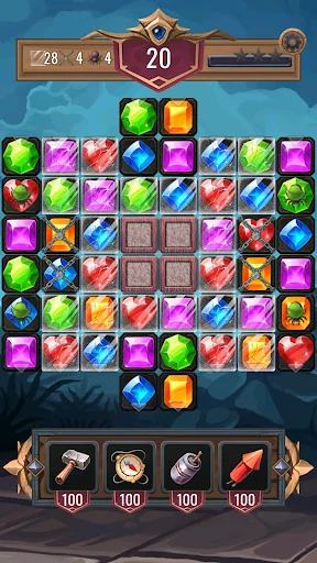 Download Diamond Dungeon Match 3 Terbaru – Game Puzzle Seru - Screenshot 5
