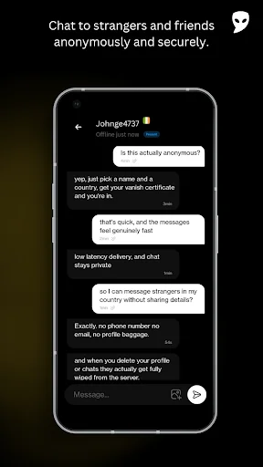 Download Vanish – Chat Anonymously Terbaru – Obrolan Anonim Gratis - Screenshot 3