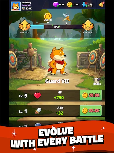 Download Shiba Story Go! RPG Idle Game Terbaru – Game Petualangan - Screenshot 15