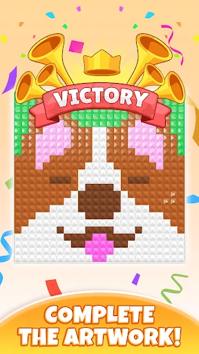 Download Crystal Sort: Art Collection Terbaru – Game Puzzle Santai - Screenshot 4