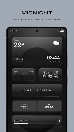 Download Glassify – Widgets & Themes Terbaru – Kustomisasi Gratis - Screenshot 7