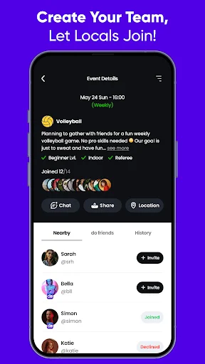 Download Join do Terbaru – Cari Teman Olahraga & Event Gratis - Screenshot 5