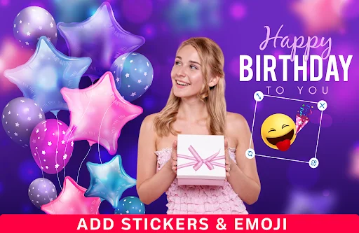Download Happy Birthday Photo Frame – Bingkai & Video Ultah - Screenshot 5