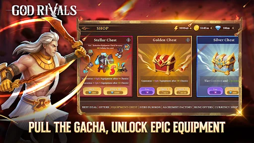 Download God Rivals: RPG Roguelike Terbaru – Aksi Fantasi Gelap - Screenshot 17