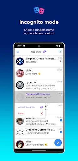 Download SimpleX Chat Terbaru – Aplikasi Pesan Privat Aman - Screenshot 3