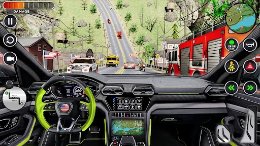 Download Car Games: City Driving School – Simulasi Mengemudi - Screenshot 11