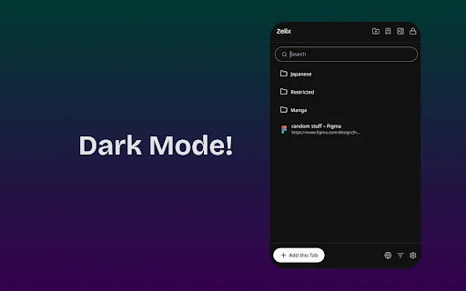 Zelix: Pengelola Bookmark Pribadi Terenkripsi & Aman di Chrome - Screenshot 4
