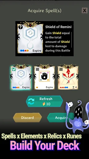 Download Lost Pages: Deckbuilder Terbaru – Game Strategi Roguelike - Screenshot 4