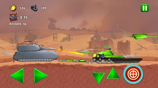 Download Tank Attack 5 | Tanks 2D Terbaru – Game Perang Seru - Screenshot 18
