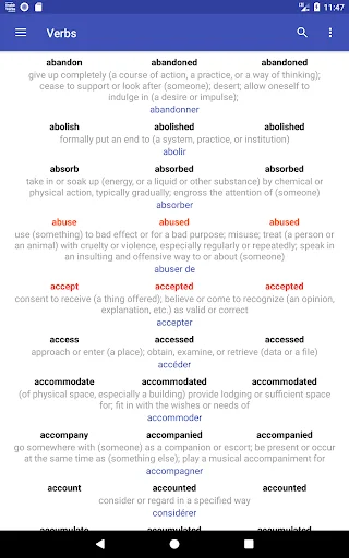 Download English Verbs Terbaru – Kuasai Konjugasi Bahasa Inggris - Screenshot 13