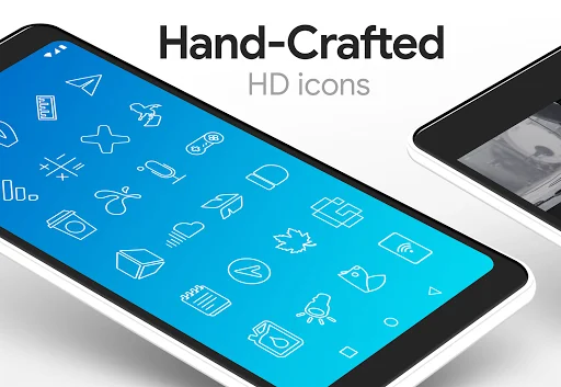 Download Lines Icon Pack Terbaru – Ikon Minimalis Android - Screenshot 8