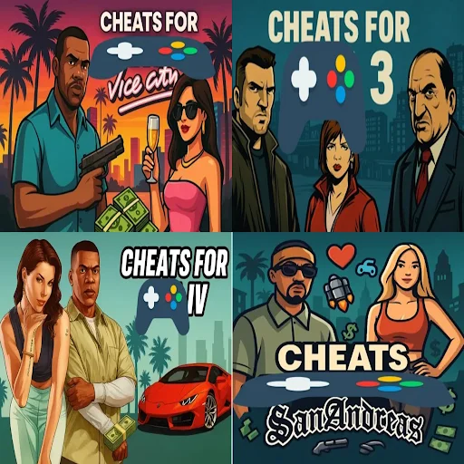 Download Cheats for All GTA Terbaru – Kode Cheat Lengkap Gratis - Screenshot 1