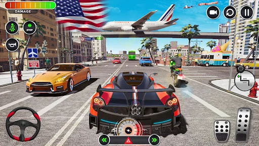 Download Car Games: City Driving School – Simulasi Mengemudi - Screenshot 9