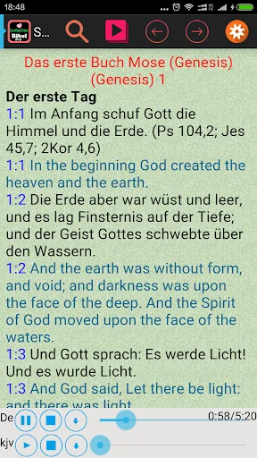 Download Audio German Schlachter Bible Terbaru – Alkitab Jerman - Screenshot 1