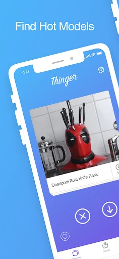 3D Printing Models – Thinger: Temukan 600K+ Model STL Gratis - Screenshot 1