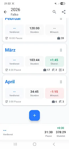 Download Stundenrechner Terbaru – Hitung Jam Kerja Gratis - Screenshot 2