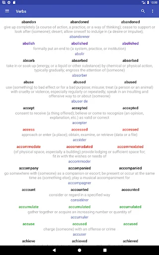 Download English Verbs Terbaru – Kuasai Konjugasi Bahasa Inggris - Screenshot 18