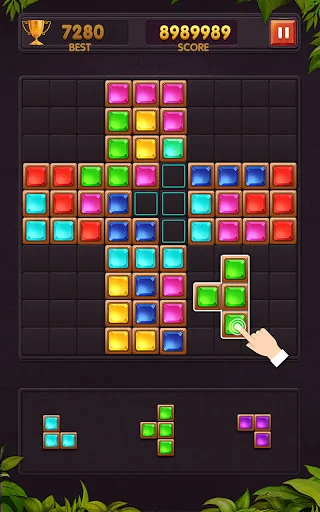 Download Tetrush Fun! Block Puzzle Gem – Game Asah Otak Gratis - Screenshot 11