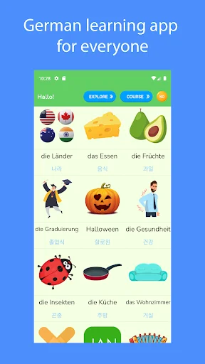 Download Learn German Language Terbaru – Belajar Bahasa Jerman Gratis - Screenshot 1