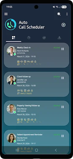 Download Auto Call Scheduler & Reminder – Jadwal Panggilan Praktis - Screenshot 1