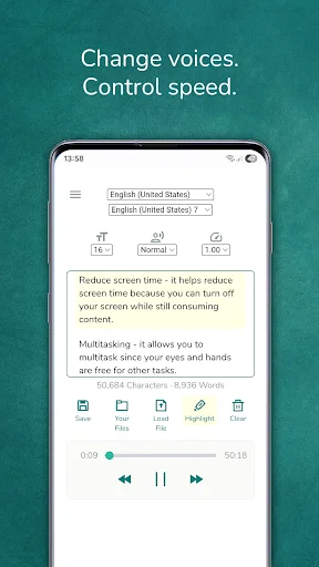Download Text Reader – Text to Voice Terbaru – Gratis & Offline - Screenshot 2