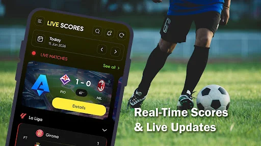 Download LiveScore: Soccer Stats & News – Update Skor Bola Tercepat - Screenshot 1