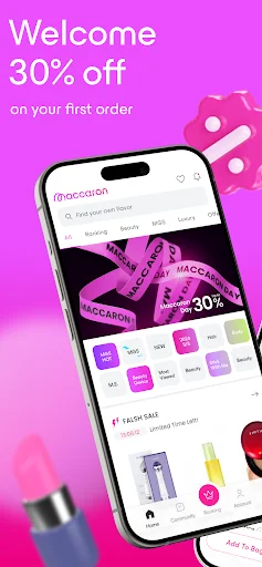 Download Maccaron Beauty Shopping App – Produk K-Beauty Terlengkap - Screenshot 1