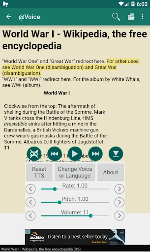 Download @Voice: Text to Speech Reader – Ubah Teks ke Suara - Screenshot 2