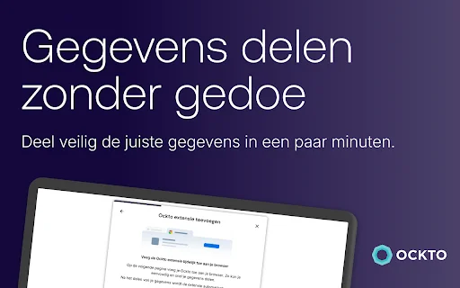 Download Ockto Aanlever Extensie – Secure Data Sharing Tool - Screenshot 1