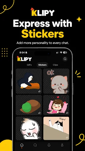 Download KLIPY Terbaru – GIF, Stiker & Klip Seru Gratis - Screenshot 3