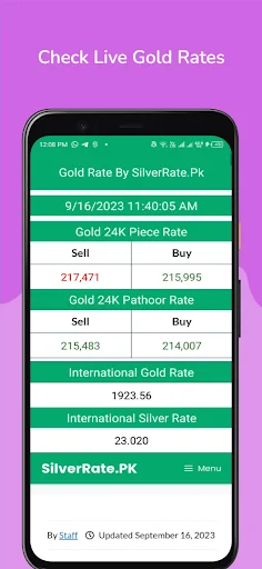 Download Gold Rate Pakistan Terbaru – Cek Harga Emas Hari Ini - Screenshot 7