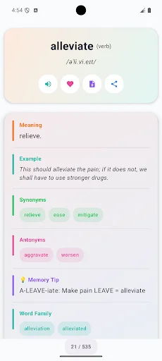 Download Vocabulary Builder Terbaru – Belajar 4000 Kata Gratis - Screenshot 3
